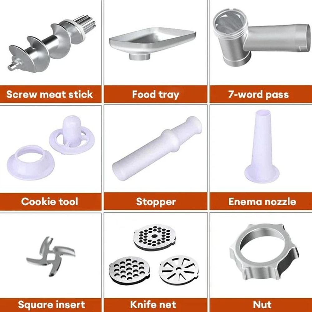 Heavy Duty Electric Meat Grinder And Sausage Stuffer Maker For Home Kitchen And Commercial Use 2