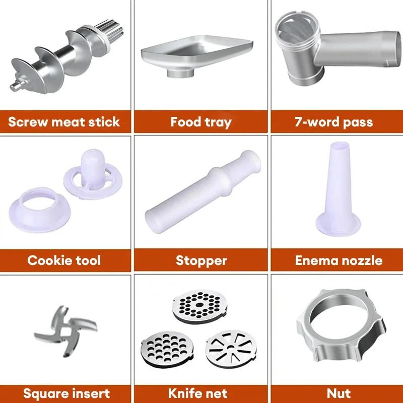 Heavy Duty Electric Meat Grinder And Sausage Stuffer Maker For Home Kitchen And Commercial Use 2