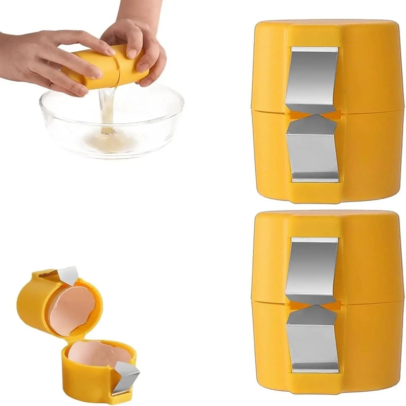 Precision Handheld Egg Shell Opener And Easy Eggshell Cracker Separator Kitchen Gadget 11