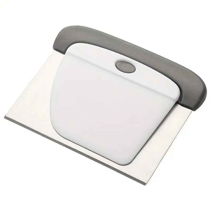 2in1 Stainless Steel Dough And Pastry Scraper Set With Flexible Bowl Scraper For Bread And Pizza Ba 7