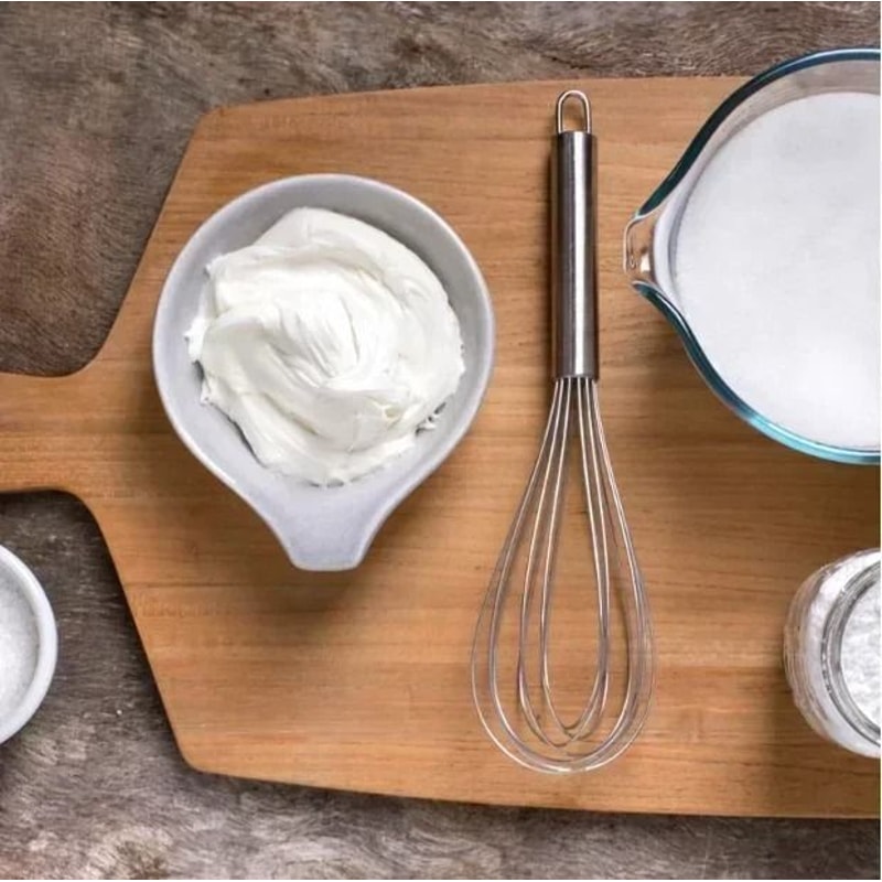 10inch Professional Stainless Steel Balloon Whisk Manual Egg Beater And Milk Mixer Tool 2