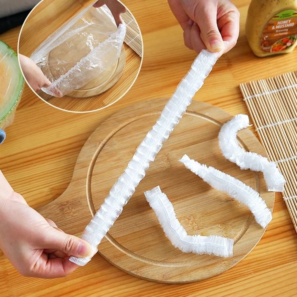 Reusable Elastic FreshKeeping Disposable Food Storage Covers For Bowls And Plates 1