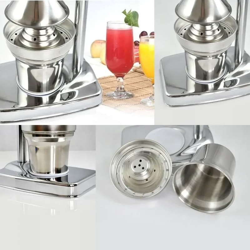 CommercialGrade Stainless Steel Manual Citrus Juicer And Handheld Fruit Squeezer Extractor 3