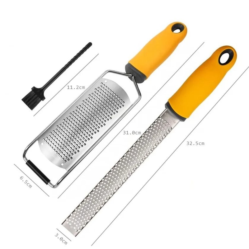 LMETJMA Professional Stainless Steel Lemon And Citrus Zester Cheese Grater For Garlic Ginger And C 2