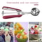 Professional Stainless Steel Cookie Dough And Ice Cream Scoop With SpringRelease Handle 2