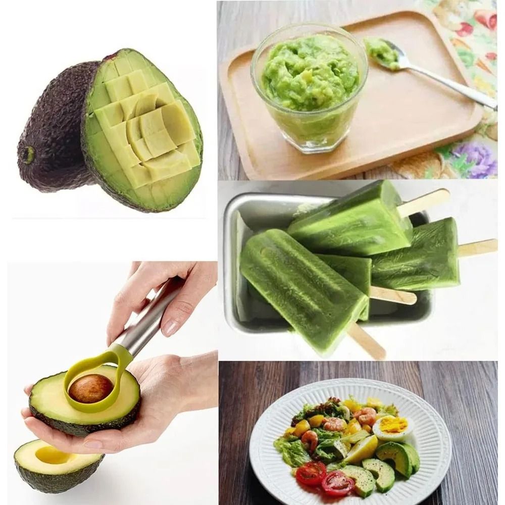 Professional Stainless Steel Avocado Slicer Peeler And Precision ThinCutting Tool 2