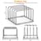 Premium Stainless Steel Cutting Board Holder And MultiSlot Chopping Board Storage Rack 3