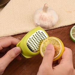 professional stainless steel 4-in-1 compact manual grater and vegetable slicer