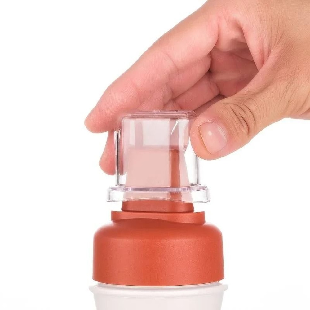LeakProof Squeeze Sauce Bottle And Refillable Condiment Container For Kitchen Prep 3