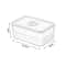 Transparent Refrigerator Food Storage Baskets And Fresh Vegetable Organizer Containers 3