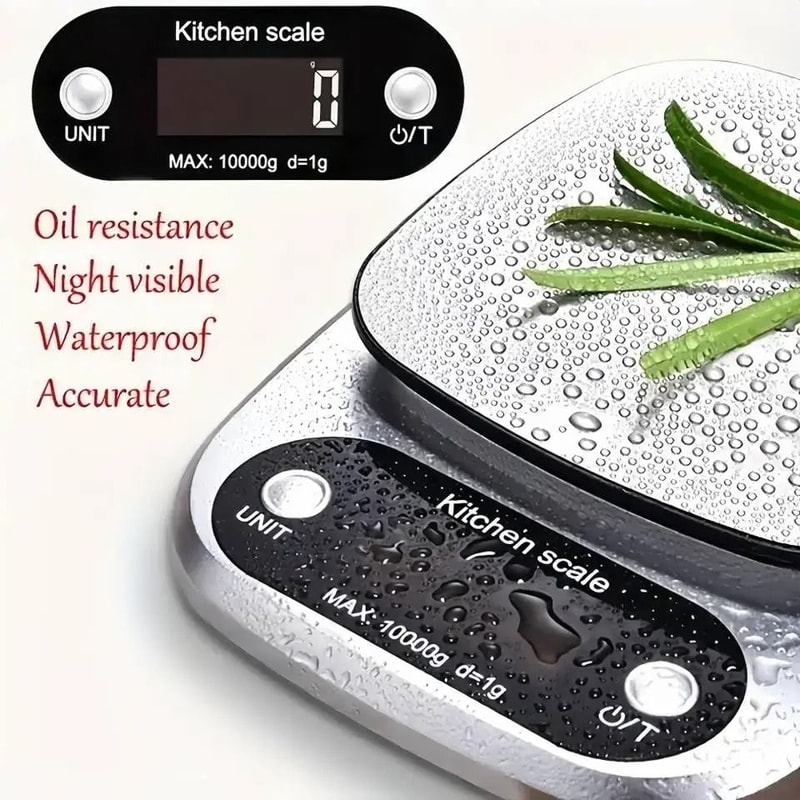 Professional 10kg Digital Kitchen Scale With Stainless Steel Platform And Precision Tare Function 1