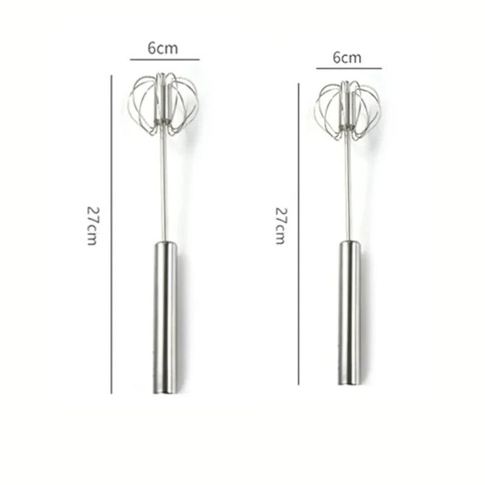 Stainless Steel Manual SemiAutomatic Egg Whisk And Hand Mixer For Baking 9