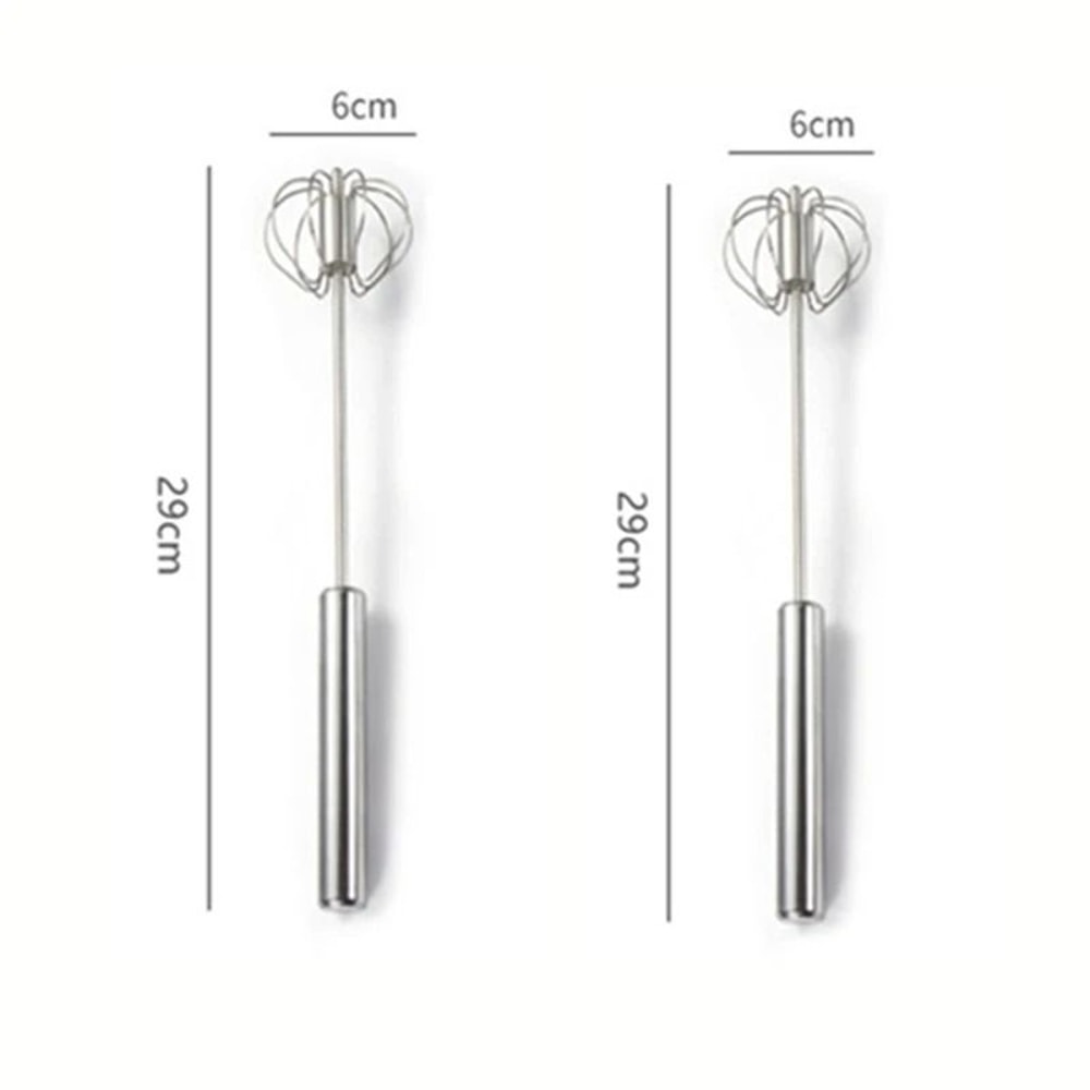 Stainless Steel Manual SemiAutomatic Egg Whisk And Hand Mixer For Baking 11