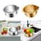 Professional Slanted Stainless Steel Rice Strainer And MultiPurpose Kitchen Washing Bowl 3