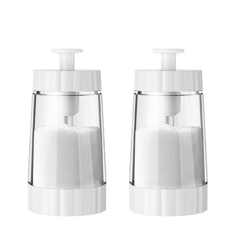 Transparent Seasoning Jars And SaltPepper Condiment Containers For Kitchen And Barbecue 8