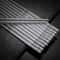 Reusable Stainless Steel Chopsticks With Blue White Pattern 6 Pair Set 0