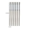 Reusable Stainless Steel Chopsticks With Blue White Pattern 6 Pair Set 6