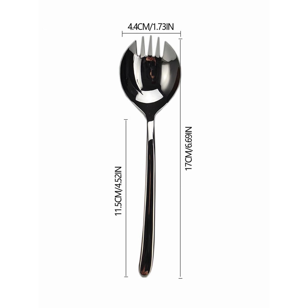 Stainless Steel Salad Spork And Reusable Appetizer Dessert Fork 5
