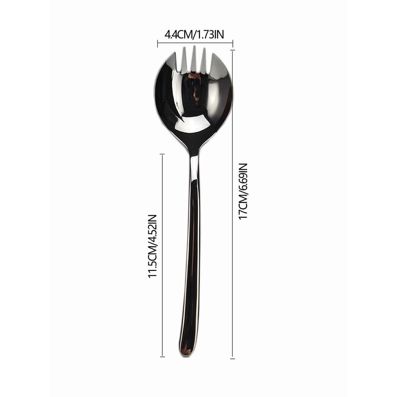 Stainless Steel Salad Spork And Reusable Appetizer Dessert Fork 5