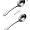 316 Stainless Steel Deep Round Soup Spoons And Large Dinner Spoons 7