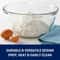 4Qt Durable Glass Mixing Bowl ShatterResistant And Microwave Safe 2