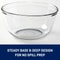 4Qt Durable Glass Mixing Bowl ShatterResistant And Microwave Safe 4