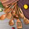 10Piece Wooden Kitchen Utensil Set And Handcrafted Cooking Spoons 0