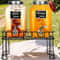 2Pack 1Gallon Glass Drink Dispensers With Metal Stands And 304 Stainless Steel Faucets 0