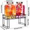 2Pack 1Gallon Glass Drink Dispensers With Metal Stands And 304 Stainless Steel Faucets 1