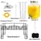 2Pack 1Gallon Glass Drink Dispensers With Metal Stands And 304 Stainless Steel Faucets 2