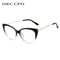 Vintage Fashion Cat Eye Optical Glasses Frames For Women 2