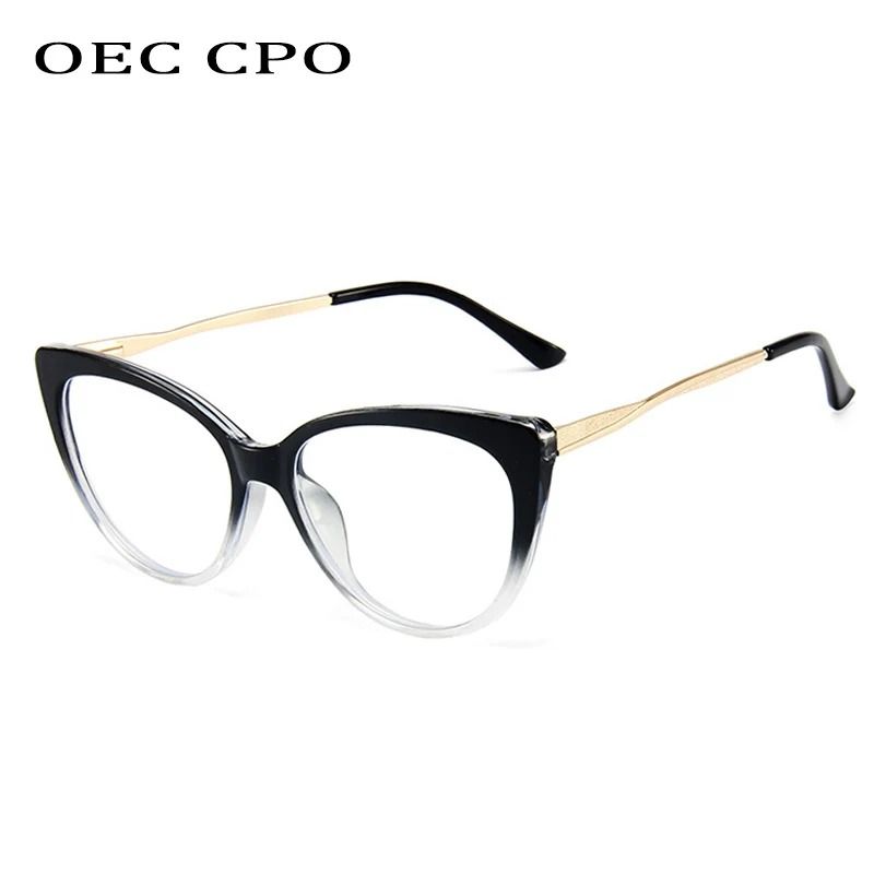 Vintage Fashion Cat Eye Optical Glasses Frames For Women 2