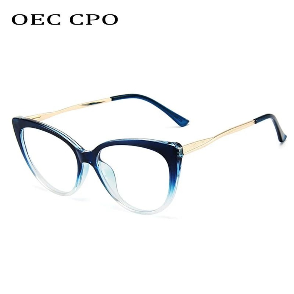 Vintage Fashion Cat Eye Optical Glasses Frames For Women 3