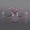Ultralight Rimless Memory Alloy Prescription Glasses Frames 3