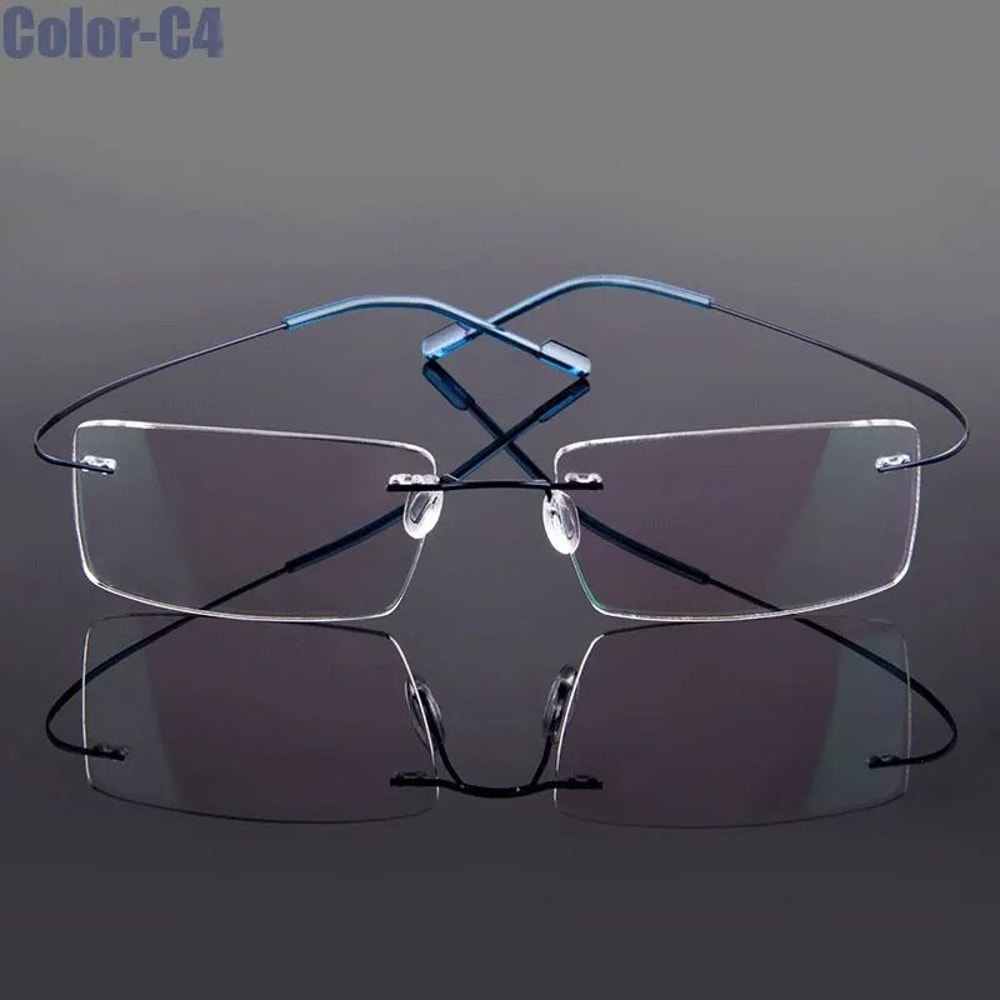 Ultralight Rimless Memory Alloy Prescription Glasses Frames 10