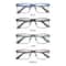 ZENOTTIC Mens Titanium Alloy Square Optical Glasses Frames 1