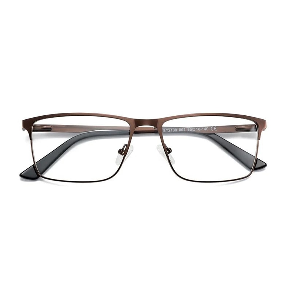 ZENOTTIC Mens Titanium Alloy Square Optical Glasses Frames 9
