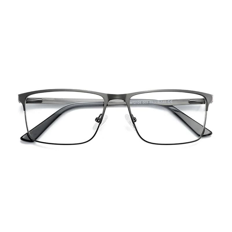 ZENOTTIC Mens Titanium Alloy Square Optical Glasses Frames 8