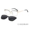 KANSEPT Womens 2In1 Magnetic Polarized Sunglasses And Cat Eye Optical Frame Set 7