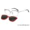 KANSEPT Womens 2In1 Magnetic Polarized Sunglasses And Cat Eye Optical Frame Set 8