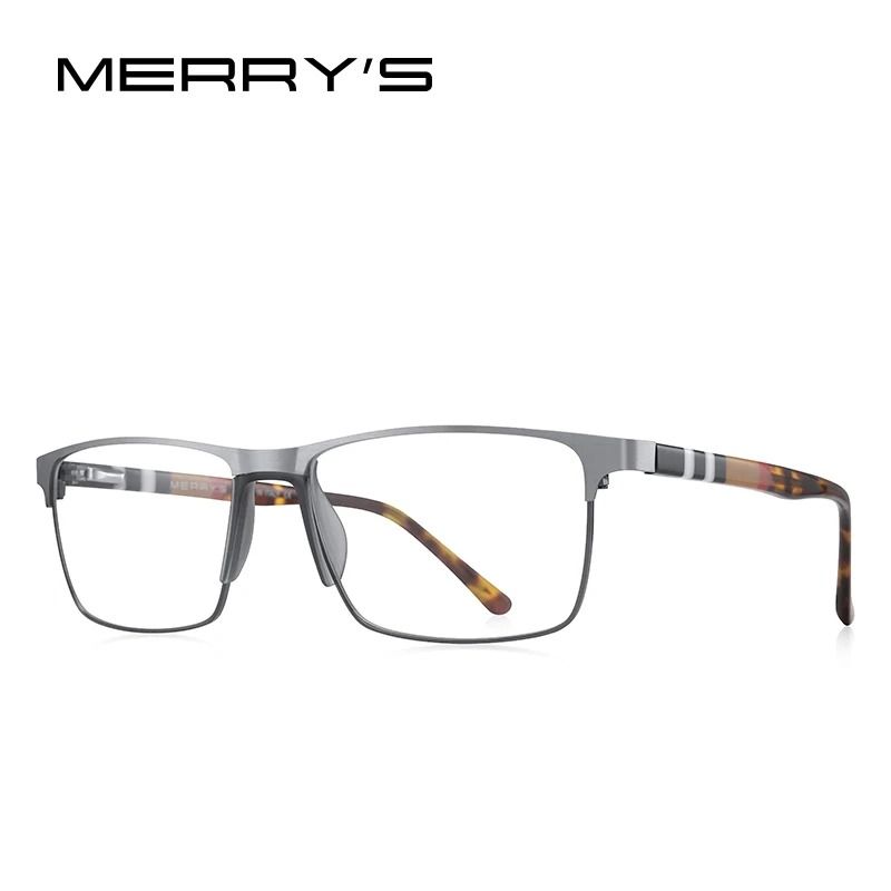 MERRYS DESIGN Mens Titanium Alloy Ultralight Square Optical Frames 15