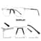 MERRYS DESIGN Mens Titanium Alloy Ultralight Square Optical Frames 1