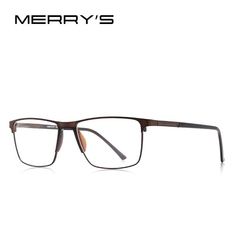 MERRYS DESIGN Mens Titanium Alloy Ultralight Square Optical Frames 6