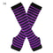 Gothic Striped Fingerless Arm Warmers Harajuku Y2K Knit Sleeves 14