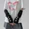 Elegant LaceTrimmed Knitted Arm Warmers Lolita Harajuku Style 0