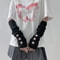 Elegant LaceTrimmed Knitted Arm Warmers Lolita Harajuku Style 0