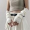 Elegant LaceTrimmed Knitted Arm Warmers Lolita Harajuku Style 3