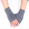 Womens Stylish TwistPattern Hand Warmers Faux Wool Fingerless Gloves 15