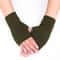 Womens Stylish TwistPattern Hand Warmers Faux Wool Fingerless Gloves 18