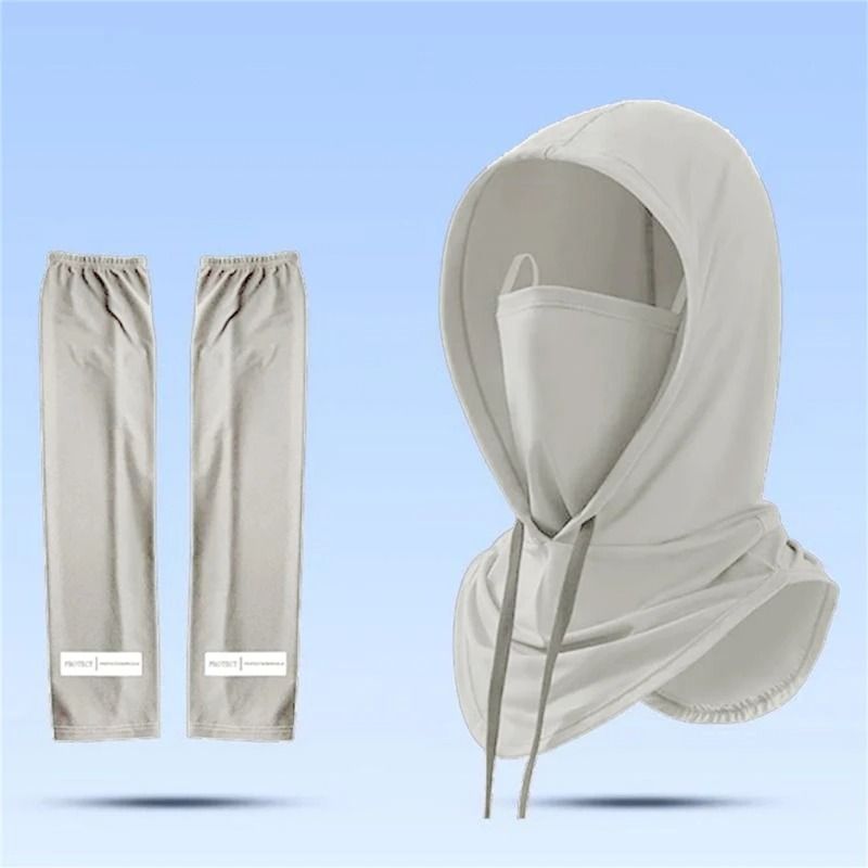 Mens Large Size Japanese Ice Silk Sun Protection Sleeves Summer UV Arm Covers 13